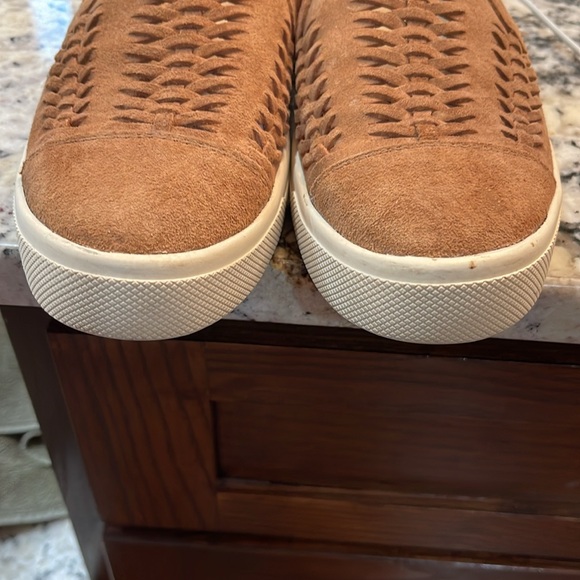Hush Puppies Tan woven suede slip on sneakers - Picture 7 of 9